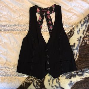 NWOT Black Vest